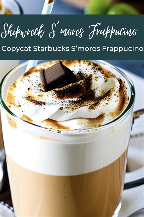 Shipwreck Smores Frappucino Unique Coffee Recipes Saltwinds Coffee