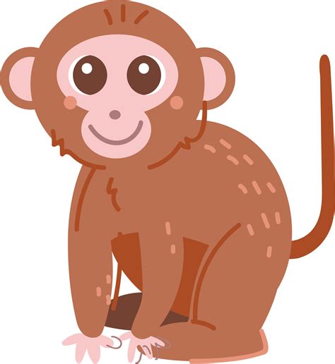 Monkey Primate Ape Clip Art M1 Limited 2372x2584 Png Clipart Download