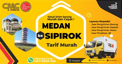 Ekspedisi Medan Ke Sipirok Dengan Tarif Murah Cmc Express