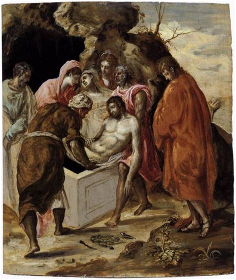 The Entombment Of Christ Painting El Greco Oil Paintings