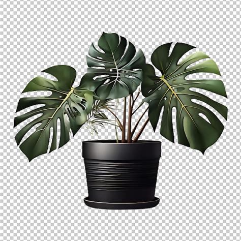 Premium Psd Monstera Tree Isolated On Transparent Background