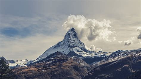 HD Wallpaper Cervino Clouds Landscape Matterhorn Mist Mountains