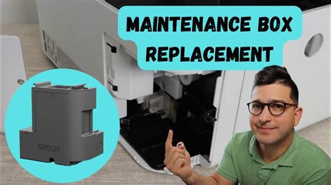 How To Replace Maintenance Box Epson Et M2170 Youtube