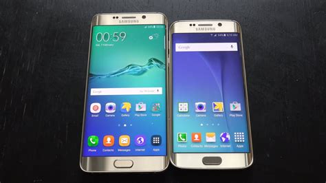 Samsung Galaxy S6 Edge Vs Samsung Galaxy S6 Edge Size Comparison Youtube