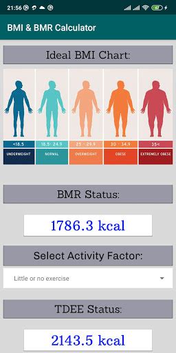 Updated BMI BMR Calculator Track BMI BMR TDEE For PC Mac Windows