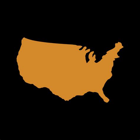 United states map illustrated on white background 8339643 Vector Art at ...