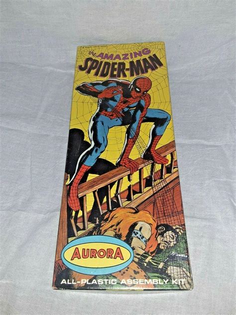 Vintage 1966 Aurora Spider Man Model 3867173523