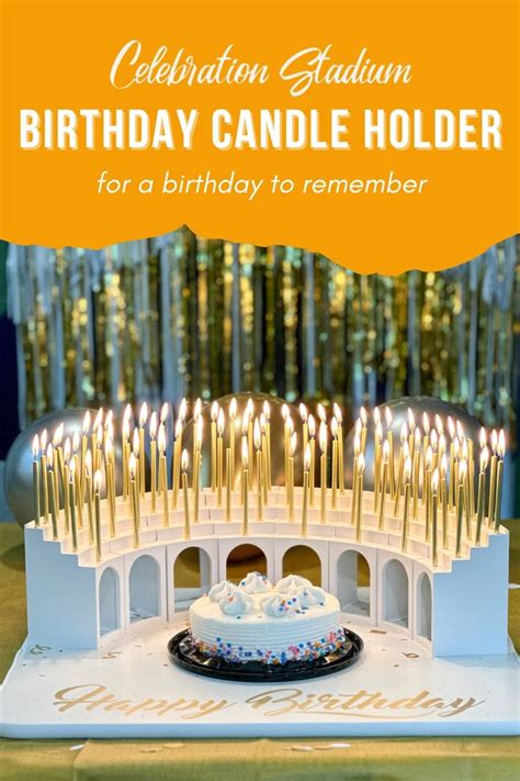 The Ultimate Birthday Cake Candle Holder for Ages 10- 110! | Birthday cake with candles ...