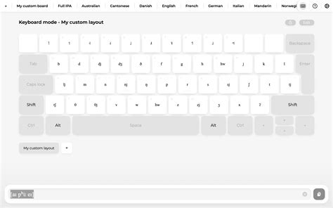 IPA Keyboard | Phonetic transcription