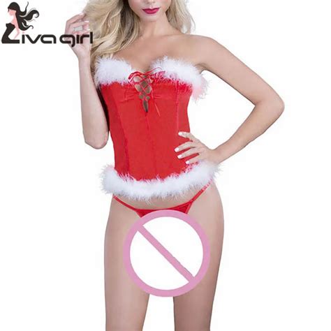 Christmas Erotic Set Women Lingerie Tight Cos Christmas Girl Sexy Temptation Suit Red Stitching