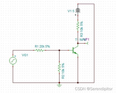 【tina Ti】三极管开关电路tina Ti 可调电源 Csdn博客