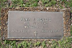 Alva Frye Hollis M Morial Find A Grave