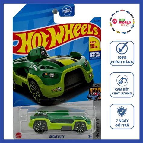 Xe mô hình Hot Wheels basic Drone Duty HKG Shopee Việt Nam