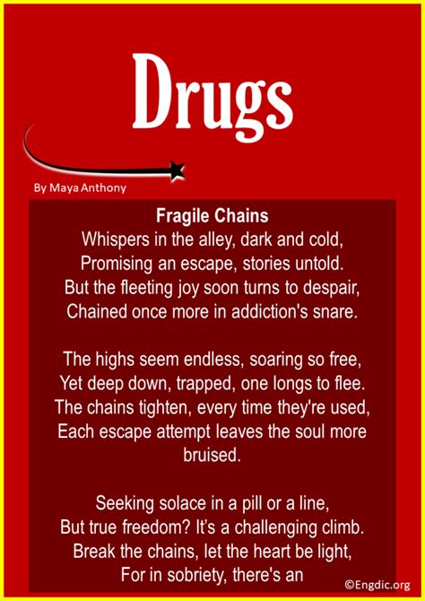 20 Best Poems About Drugs Addiction Abuse Awareness Engdic