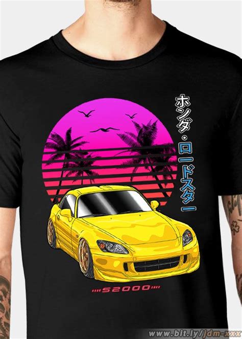 JDM Yellow Honda S2000 Roadster Sunset Palm Beach By Guyvit In 2023