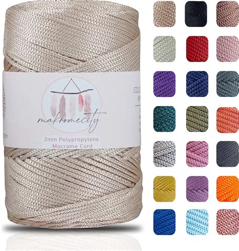 Makromecity Polyester Macrame Cord Mm X Yards Feet Mm