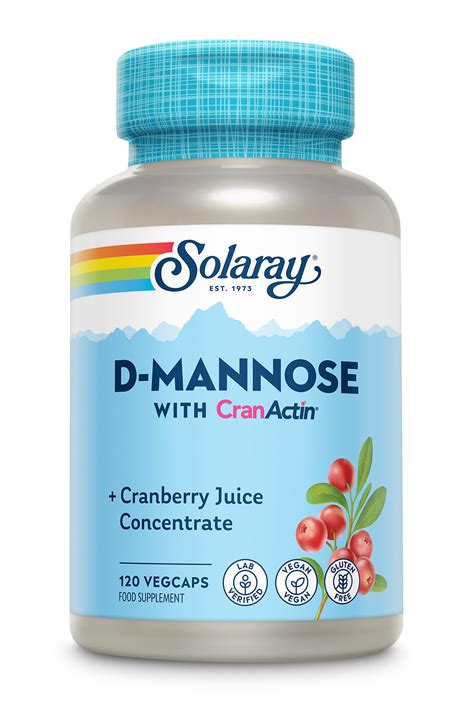 D Mannose With Cranactin Solaray Uk