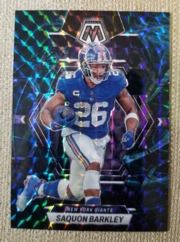 Panini Mosaic Saquon Barkley Genesis Prizm Sp Giants Eagles