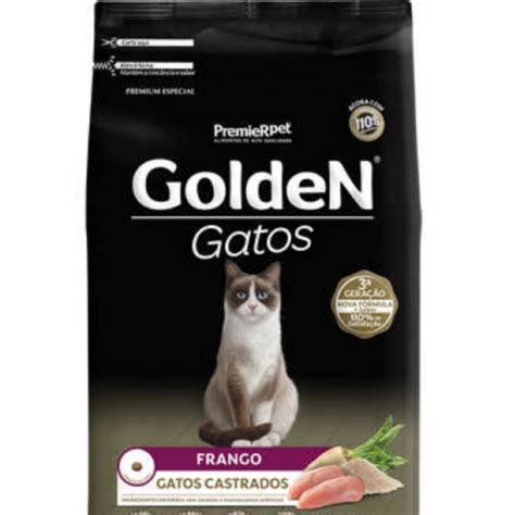 RAÇÃO A GRANEL Ração Seca PremieR Pet Golden Gatos Adultos Castrados