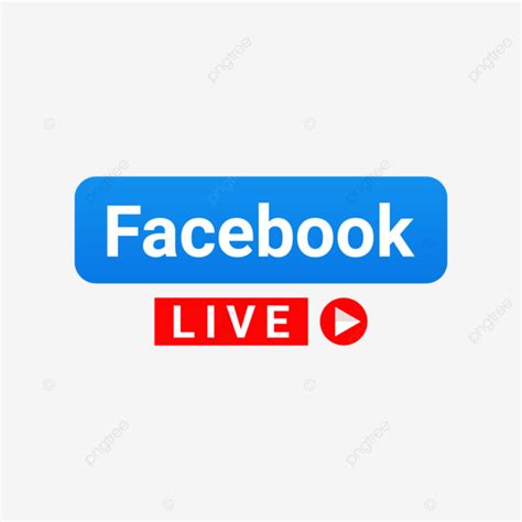 Facebook Live Stream With Smart Play Icon Vector Facebook Live Stream