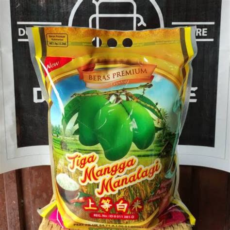 Jual Beras Tiga Mangga Kg Shopee Indonesia