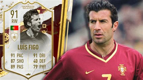 5 SKILL MOVES 91 World Cup Icon Luis Figo FIFA 23 Player Review