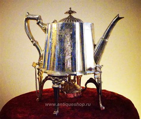 Старинные чайники и кофейники Чайник-самовар (чайник со спиртовкой ...