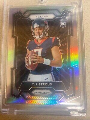 2023 Panini Prizm CJ Stroud Silver Image Variation RC SP 302 Texans EBay