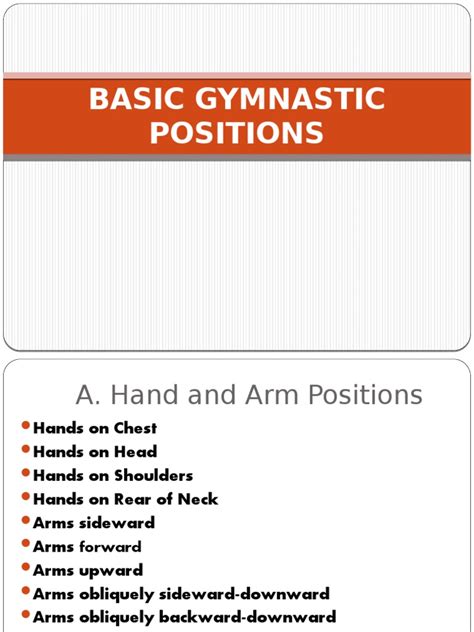 Basic Gymnastic Positions Pdf