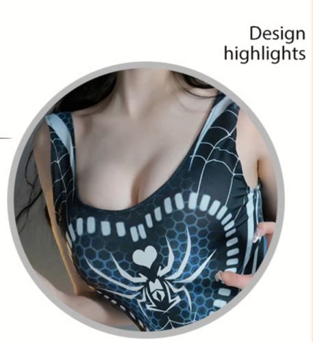 Sexy Lingerie Spider Women One Piece Sling Cosplay Jumpsuit Costume Superhero M EBay