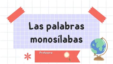 Palabras Monosílabas Profesocial