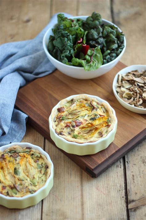 K Rbis Rezept Vegetarisch Kleine Quiche Mit Mangold K Rbisbl Ten Und