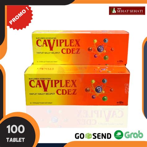 Jual Caviplex Cdez Kaplet Vitamin C Mg Vitamin D E Z Box Isi