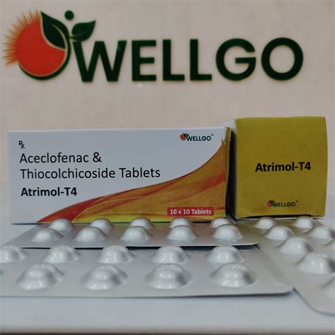 Aceclofenac Thiocolchicoside Tablets Well Go Pharma