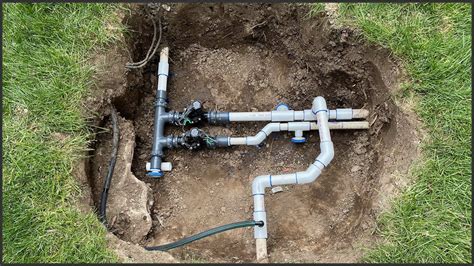 Replacing A Lawn Sprinkler Manifold Youtube