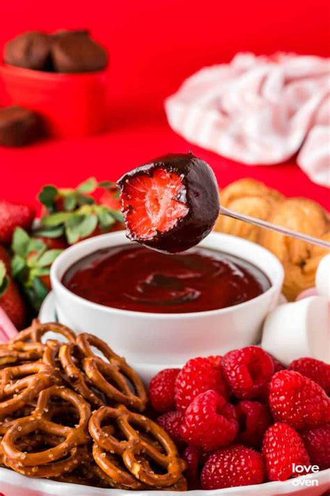 Chocolate Fondue Recipe Quick And Easy • Love From The Oven