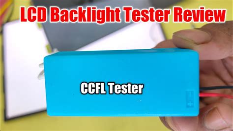 Lcd Tv Ccfl Backlight Tester Review With Practical Youtube