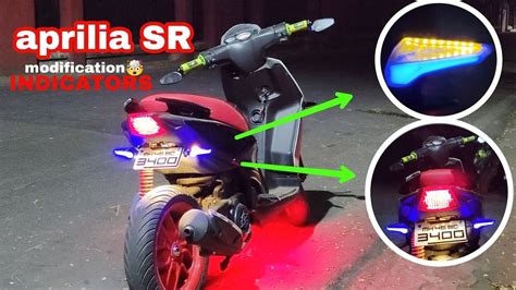 Best Indicator Installed In Aprilia Sr Race Youtube