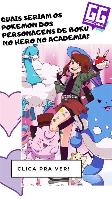 Quais Seriam Os Pokemon Dos Personagens De Boku No Hero No Academia