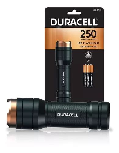 Linterna Potente Duracell 250 Lumen 3 Aaa Crisol Tecno Cuotas Sin