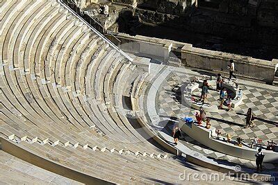 View Inside The Odeon Of The Herodes Atticus In Athens, Greece ...