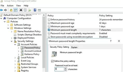 Configuring Password Policy In Active Directory Domain Windows OS Hub