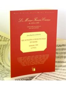 Sheet music facsimile Barrière Jean Baptiste Sonatas for cello and