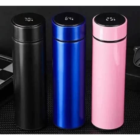 Denzcart Hot Cold Bottle Temperature Display Insulated Stainless Steel Smart Water Bottle