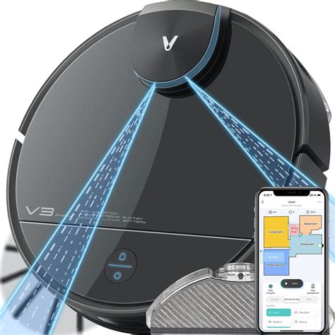 VIOMI V3 Max Robot Vacuum and Mop Combo with Smart Mapping Technology
