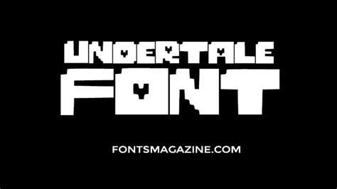 Undertale Font Download | The Fonts Magazine