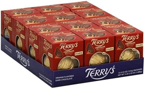 Terrys Dark Chocolate Orange - 12 ea, Nutrition Information | Innit