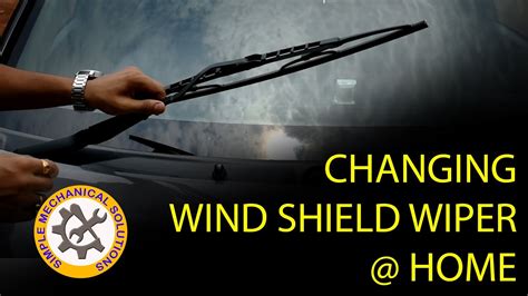 How To Change Windshield Wiper Blade At Home YouTube