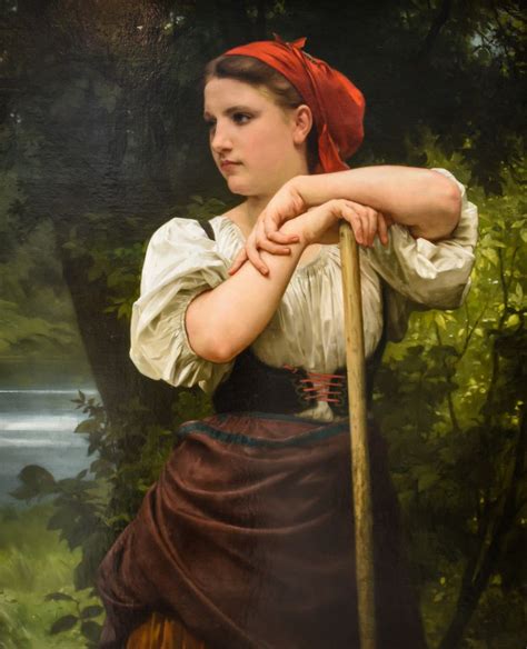 William Bouguereau - Peasant Woman, 1869 at Carnegie Museum of Art - Pittsburgh PA | William ...