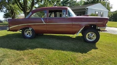 1956 Chevy 210 Survivor Gasser Drag Car Classic Chevrolet Bel Air 150 210 1956 For Sale